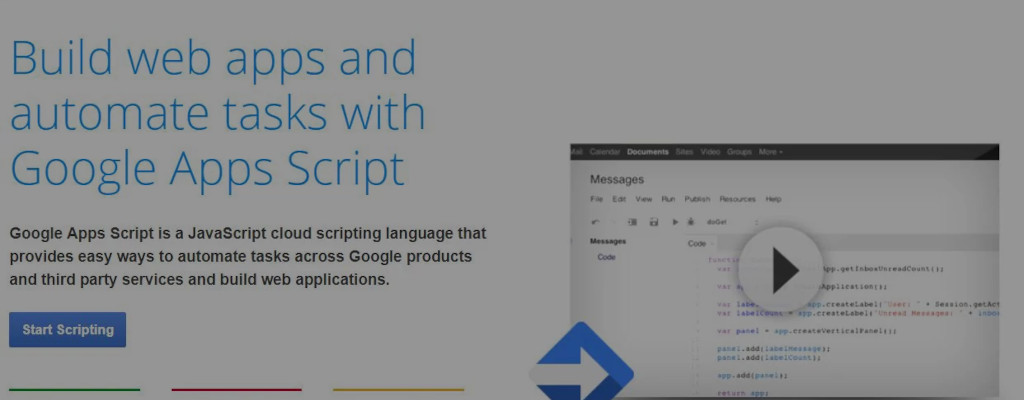 An overview of Google Apps Script | Data Automation