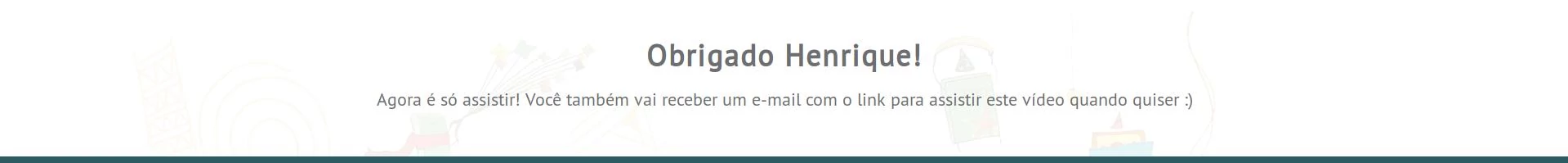 Exemplo de como a página deve ficar após os testes. Exemplo de como a página deve ficar após os testes.
